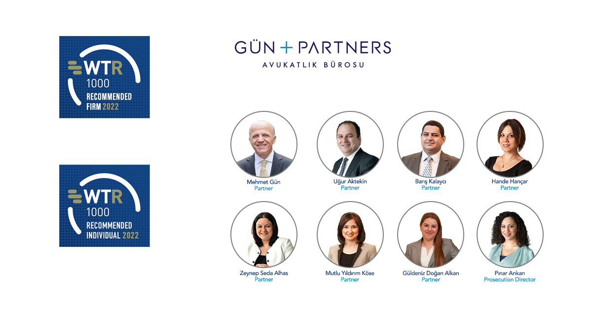 Gün + Partners Top Ranked by WTR 1000 2022
