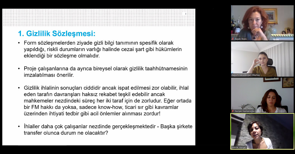 Hande Hançar ve Begüm Yavuzdoğan Okumuş TÜSİAD SD² Webinarında Konuştu