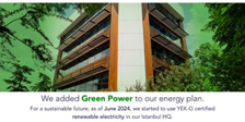 Our Electricity Turned "Green"!